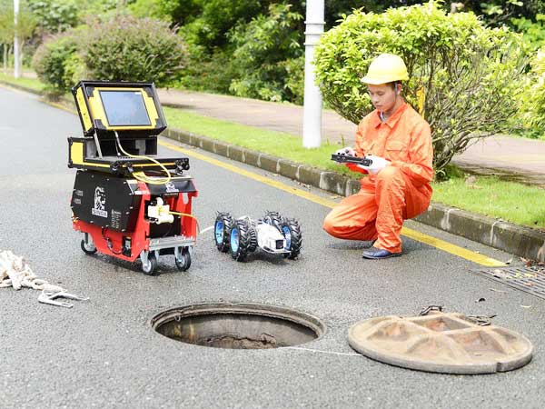 万江街道管道机器人检测