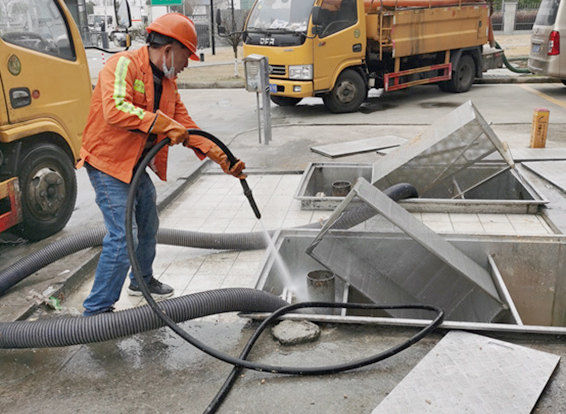 万江街道隔油池清理